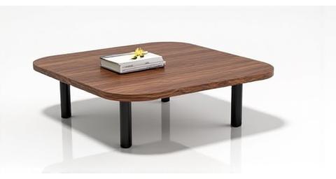 Moderne salontafel van notenhout